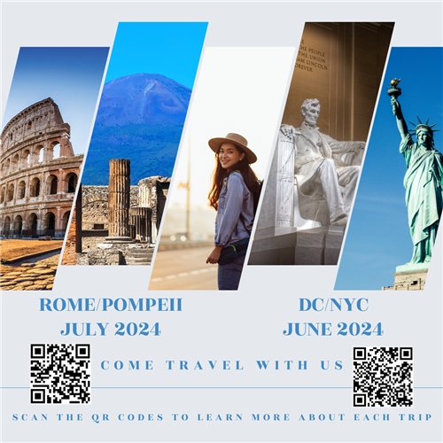 Travel to Rome and NYC